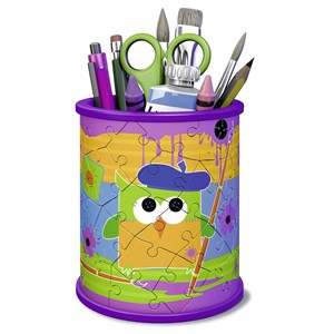 Ravensburger (12106) - "Pencil Cup Owls" - 54 pieces puzzle