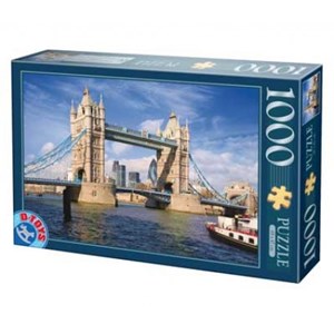 D-Toys (64288-FP08) - "Tower Bridge, London" - 1000 pieces puzzle