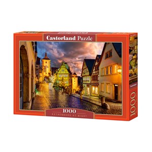 Castorland (C-103461) - "Rothenburg at Night" - 1000 pieces puzzle