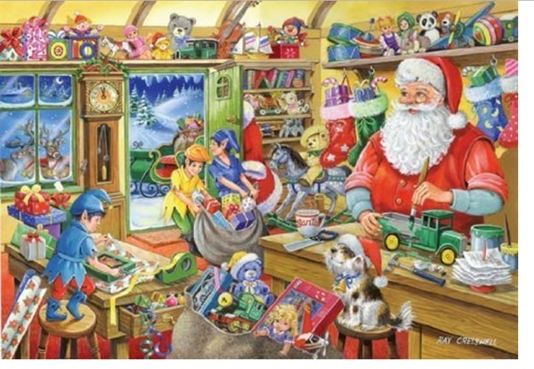 The House of Puzzles (1950) - "Santa's Workshop" - 1000 pieces puzzle