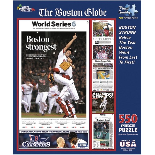 White Mountain (1045) - "Boston Strongest" - 550 pieces puzzle