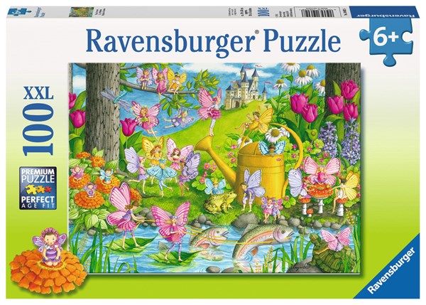 Ravensburger (10602) - "Fairy Playland" - 100 pieces puzzle