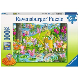 Ravensburger (10602) - "Fairy Playland" - 100 pieces puzzle