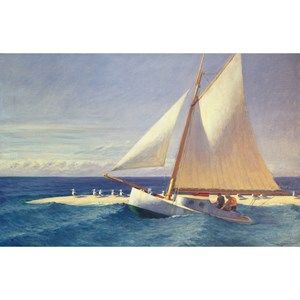 Puzzle Michele Wilson (A278-350) - Edward Hopper: "The Sailboat" - 350 pieces puzzle