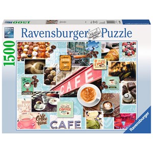 Ravensburger (16346) - "Coffee and Dessert" - 1500 pieces puzzle