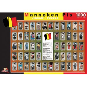 PuzzelMan (096) - "Belgium, Manneken Pis" - 1000 pieces puzzle