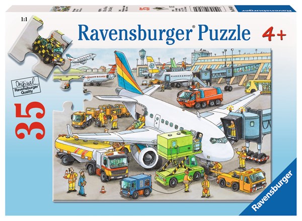 Ravensburger (08603) - "Airport Activities" - 35 pieces puzzle