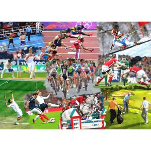 The House of Puzzles (3916) - "Sports Mixture" - 500 pieces puzzle