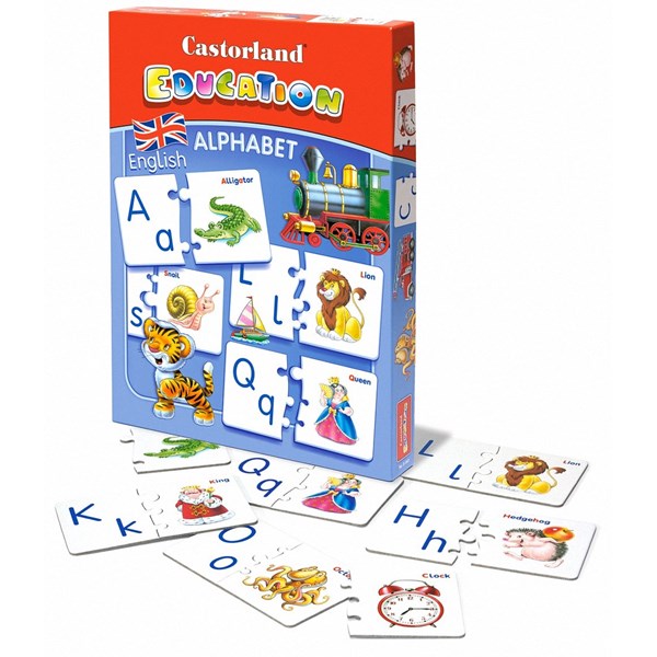 Castorland (E-043) - "Alphabet in English" - 52 pieces puzzle