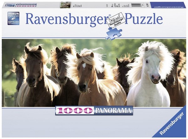 Ravensburger (15091) - "Wild Horses" - 1000 pieces puzzle