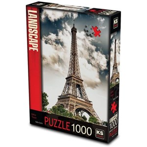 KS Games (11465) - "Eiffel Tower, Paris" - 1000 pieces puzzle
