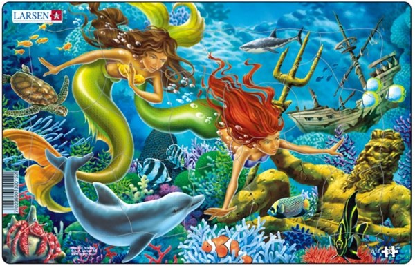 Larsen (U15-2) - "Mermaids" - 15 pieces puzzle