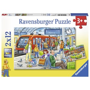 Ravensburger (07611) - "Please get in!" - 12 pieces puzzle