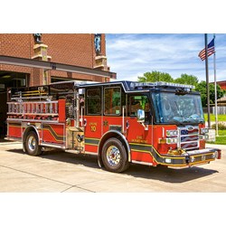 Castorland (B-52660) - "Fire Engine" - 500 pieces puzzle