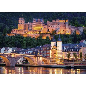Ravensburger (19621) - "Evening in Heidelberg" - 1000 pieces puzzle