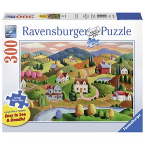 Ravensburger (13583) - Steve Klein: "Rolling Hills" - 300 pieces puzzle