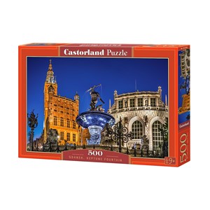 Castorland (B-52936) - "Neptune Fountain, Gdansk" - 500 pieces puzzle