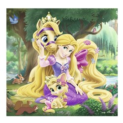 Ravensburger (09346) - "Belle, Cinderella And Raiponce" - 49 pieces puzzle