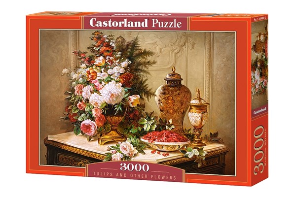 Castorland (C-300488) - "Tulips and Other Flowers" - 3000 pieces puzzle