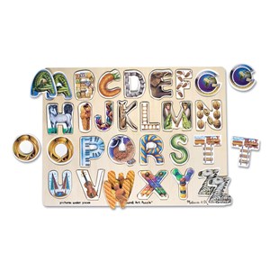 Melissa and Doug (83) - "Alphabet Art" - 26 pieces puzzle