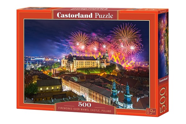 Castorland (B-52721) - "Wawel Castle, Krakow, Poland" - 500 pieces puzzle