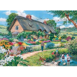 The House of Puzzles (3343) - "Lazy Days" - 500 pieces puzzle