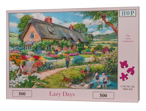 The House of Puzzles (3343) - "Lazy Days" - 500 pieces puzzle
