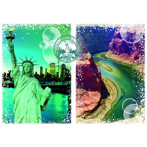 Grafika (T-00212) - "United States of America" - 1000 pieces puzzle