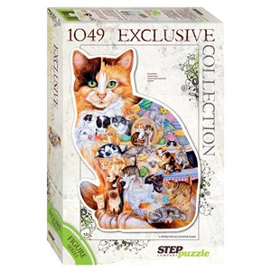 Step Puzzle (83502) - "Cat" - 1049 pieces puzzle