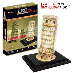 Cubic Fun (L502H) - "Pisa Tower" - 15 pieces puzzle