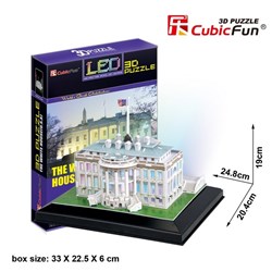 Cubic Fun (L504H) - "The White House" - 56 pieces puzzle