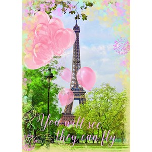 Ravensburger (19708) - "Eiffel Tower" - 1000 pieces puzzle