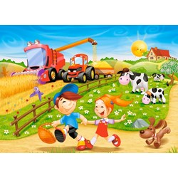 Castorland (B-06878) - "Summer in the Countryside" - 60 pieces puzzle