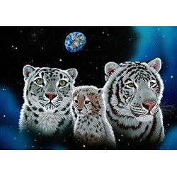 Grafika (02415) - Schim Schimmel, William Schimmel: "Gentle Family" - 1000 pieces puzzle