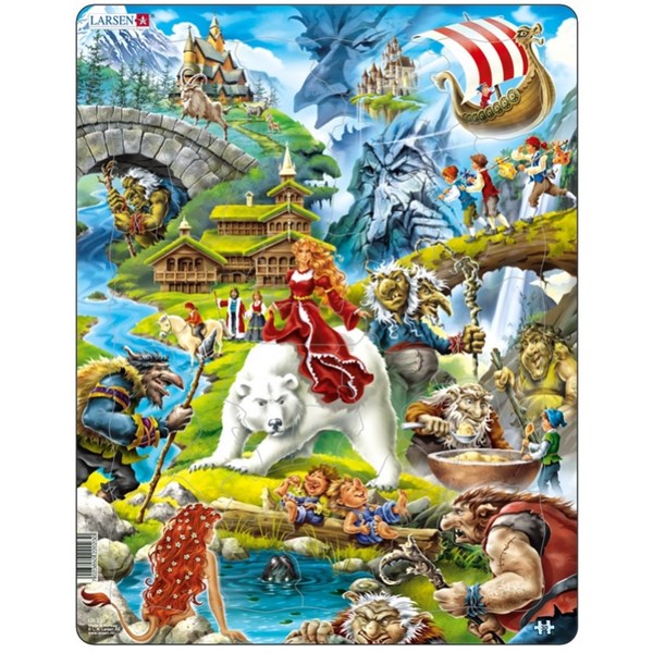 Larsen (US23) - "Fairy tales" - 30 pieces puzzle