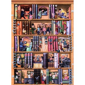 Heye (29234) - Igor Kravarik: "Books" - 1500 pieces puzzle