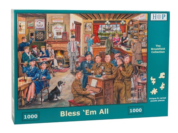 The House of Puzzles (3596) - "Bless 'Em All" - 1000 pieces puzzle