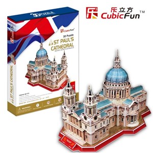 Cubic Fun (MC117H) - "St. Paul's Cathedral of London" - 107 pieces puzzle