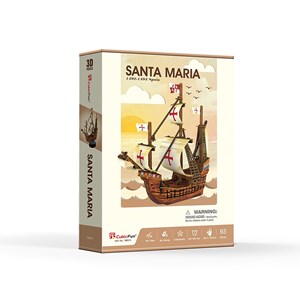 Cubic Fun (T4031h) - "Santa Maria" - 93 pieces puzzle