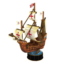 Cubic Fun (T4031h) - "Santa Maria" - 93 pieces puzzle