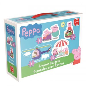 Jumbo (18471) - "Peppa Pig" - 3 6 9 12 pieces puzzle