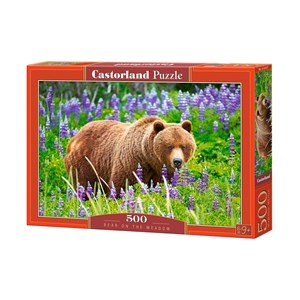Castorland (B-52677) - "Bear on the Meadow" - 500 pieces puzzle