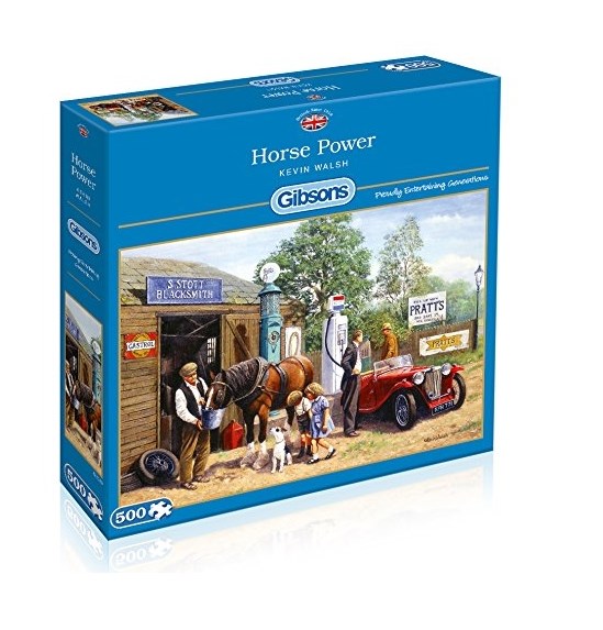 Gibsons (G3083) - Kevin Walsh: "Horse Power" - 500 pieces puzzle