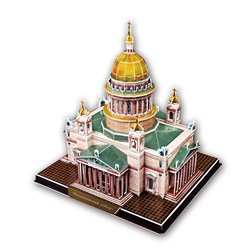 Cubic Fun (MC122H) - "St. Isaac's Cathedral of St. Petersburg" - 105 pieces puzzle