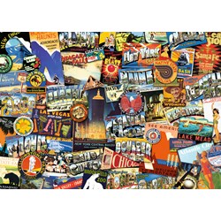 Ravensburger (19212) - "On the Road!" - 1000 pieces puzzle