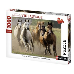 Nathan (87561) - "Herd of Wild Horses" - 1000 pieces puzzle