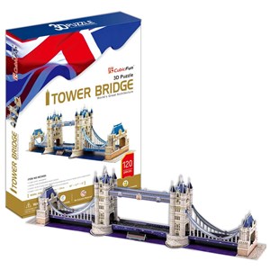 Cubic Fun (MC066H) - "London, Tower Bridge" - 120 pieces puzzle