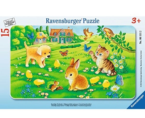 Ravensburger (06111) - "Baby Animals" - 15 pieces puzzle