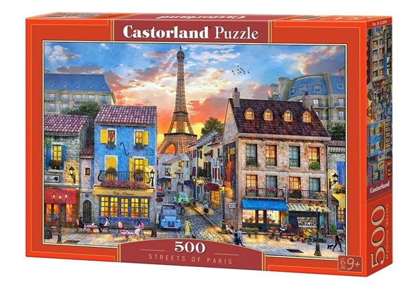 Castorland (B-52684) - Dominic Davison: "Streets of Paris" - 500 pieces puzzle