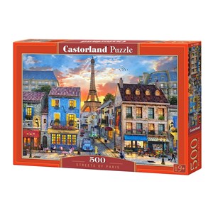 Castorland (B-52684) - Dominic Davison: "Streets of Paris" - 500 pieces puzzle